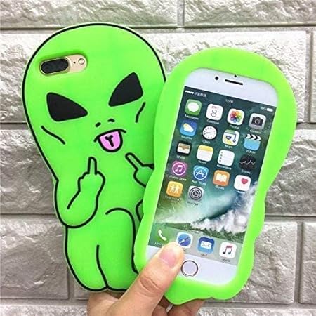 3D Green Alien Case
