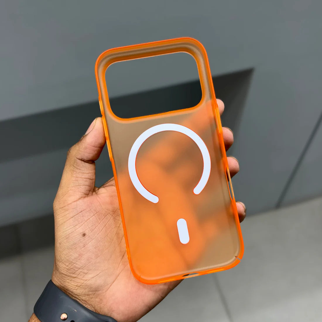 Orange Magsafe Ultra Thin Paper Back Case (NEW)