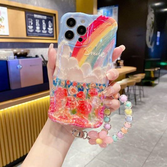 Rainbow Case with Beads Chain