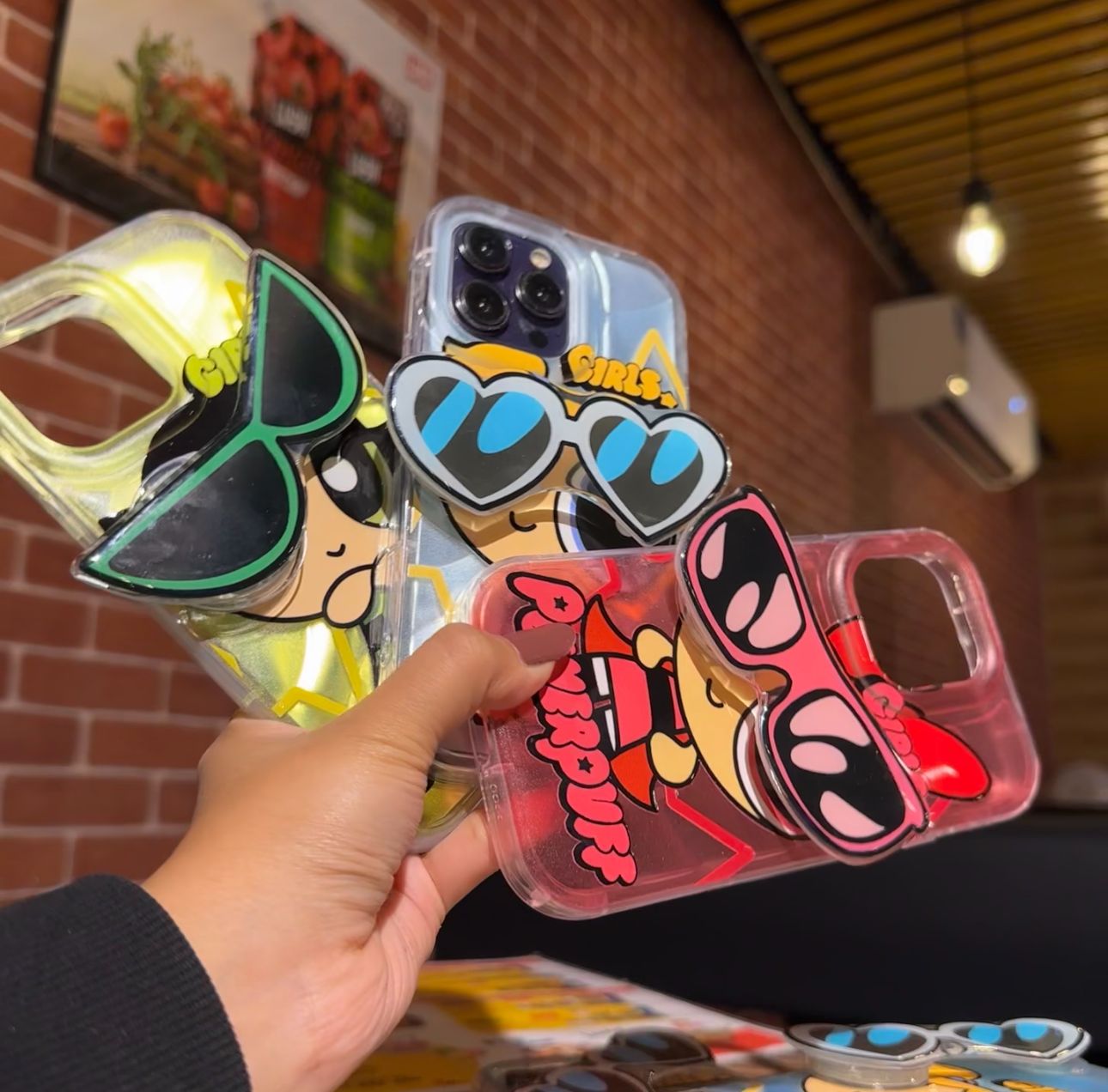 Power Puff Girls Case With Glasses