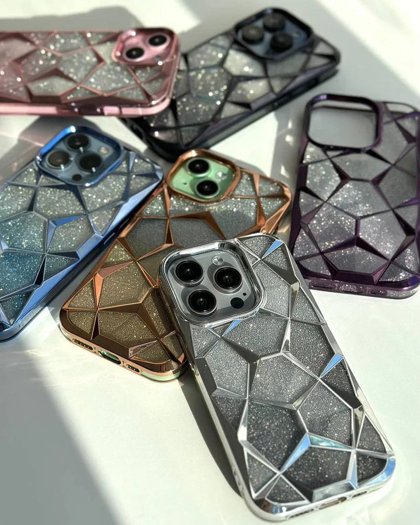 3D Diamond Pattern Case