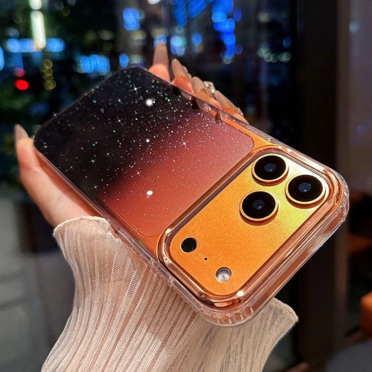 ✨Dual Black Shade Shimmer Case for iPhone 17 Series ✨