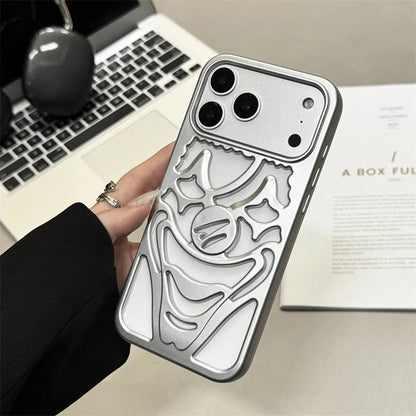 Clown Hollow Electroplated  Case (ORANGE-SILVER)