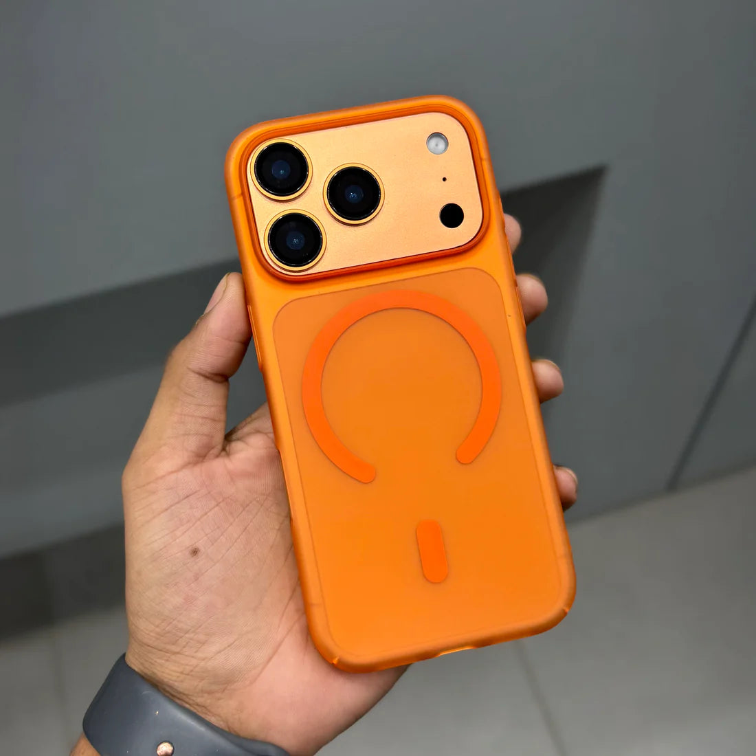 Orange Magsafe Ultra Thin Paper Back Case  (NEW)