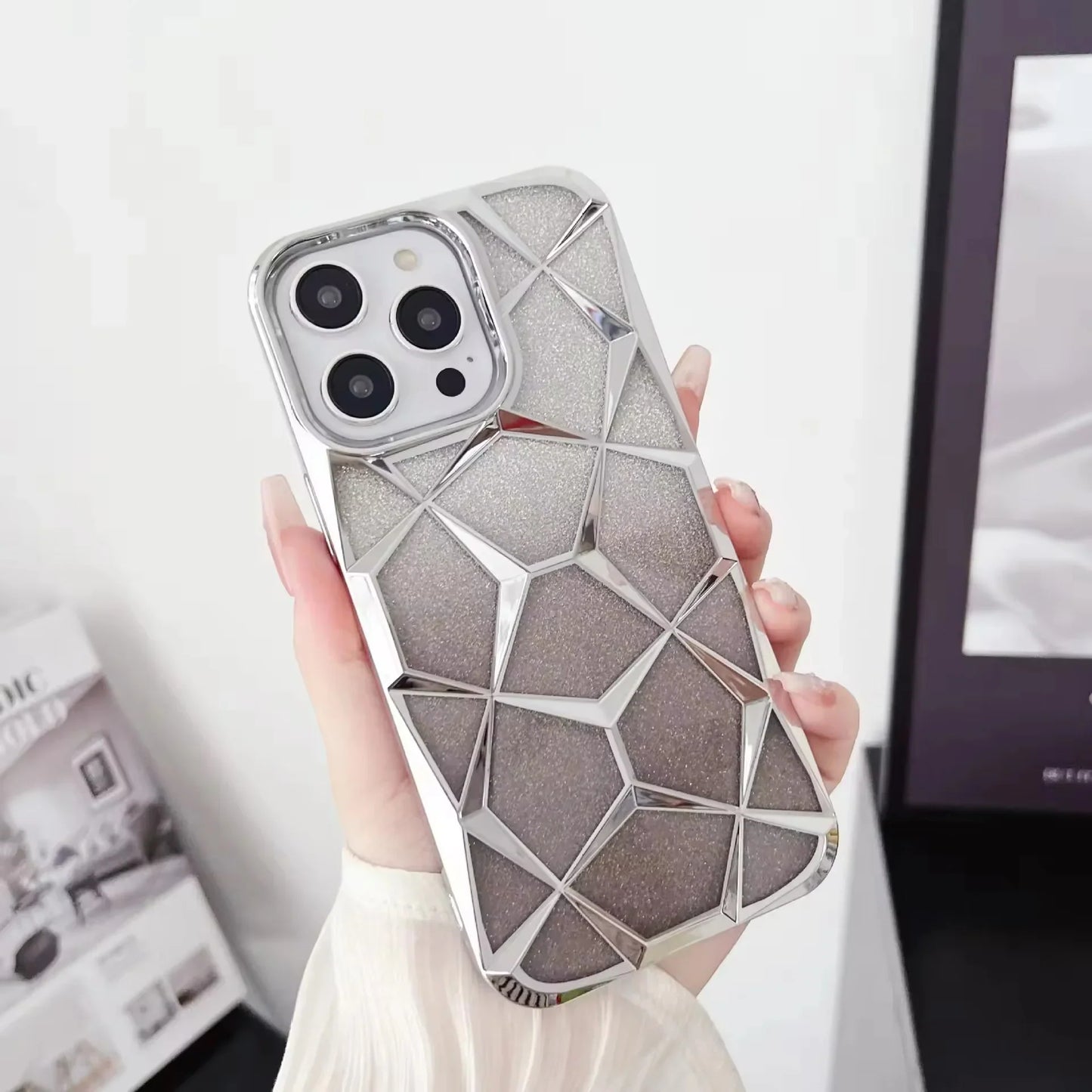 3D Diamond Pattern Case