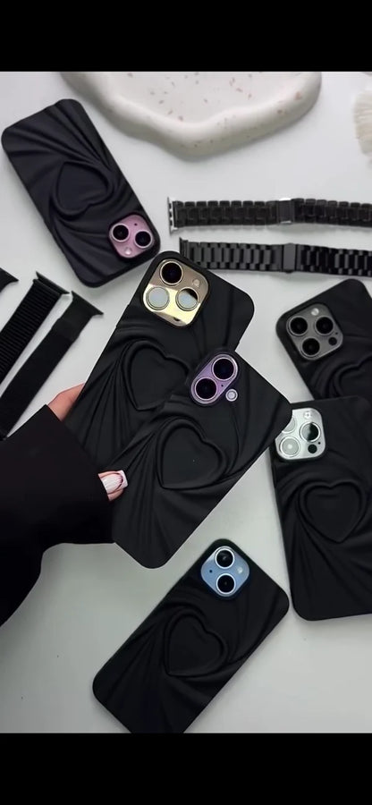 Heart Pattern Silicone Case