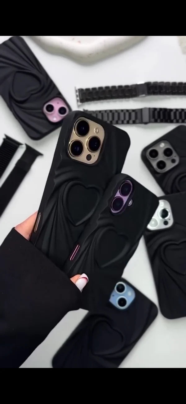 Heart Pattern Silicone Case