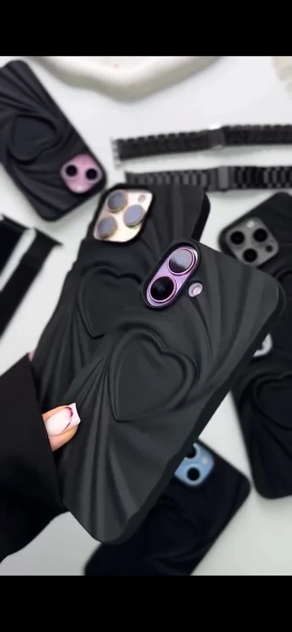 Heart Pattern Silicone Case