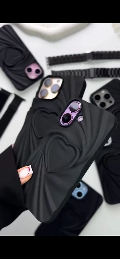 Heart Pattern Silicone Case