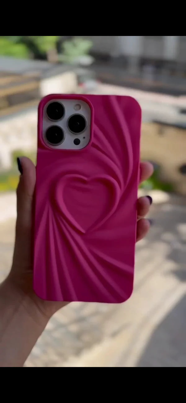 Heart Pattern Silicone Case