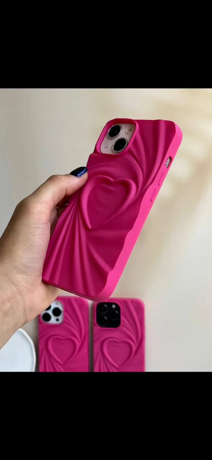 Heart Pattern Silicone Case