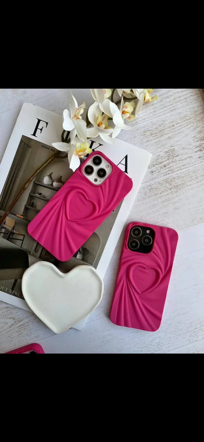 Heart Pattern Silicone Case