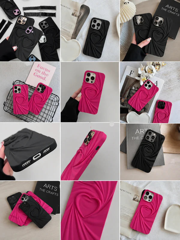 Heart Pattern Silicone Case