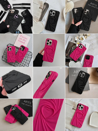 Heart Pattern Silicone Case