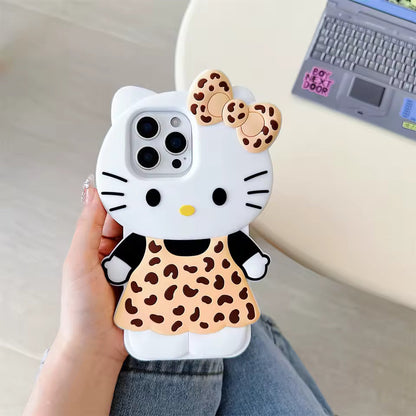 Cute 3D Kitty Bow Case (New)