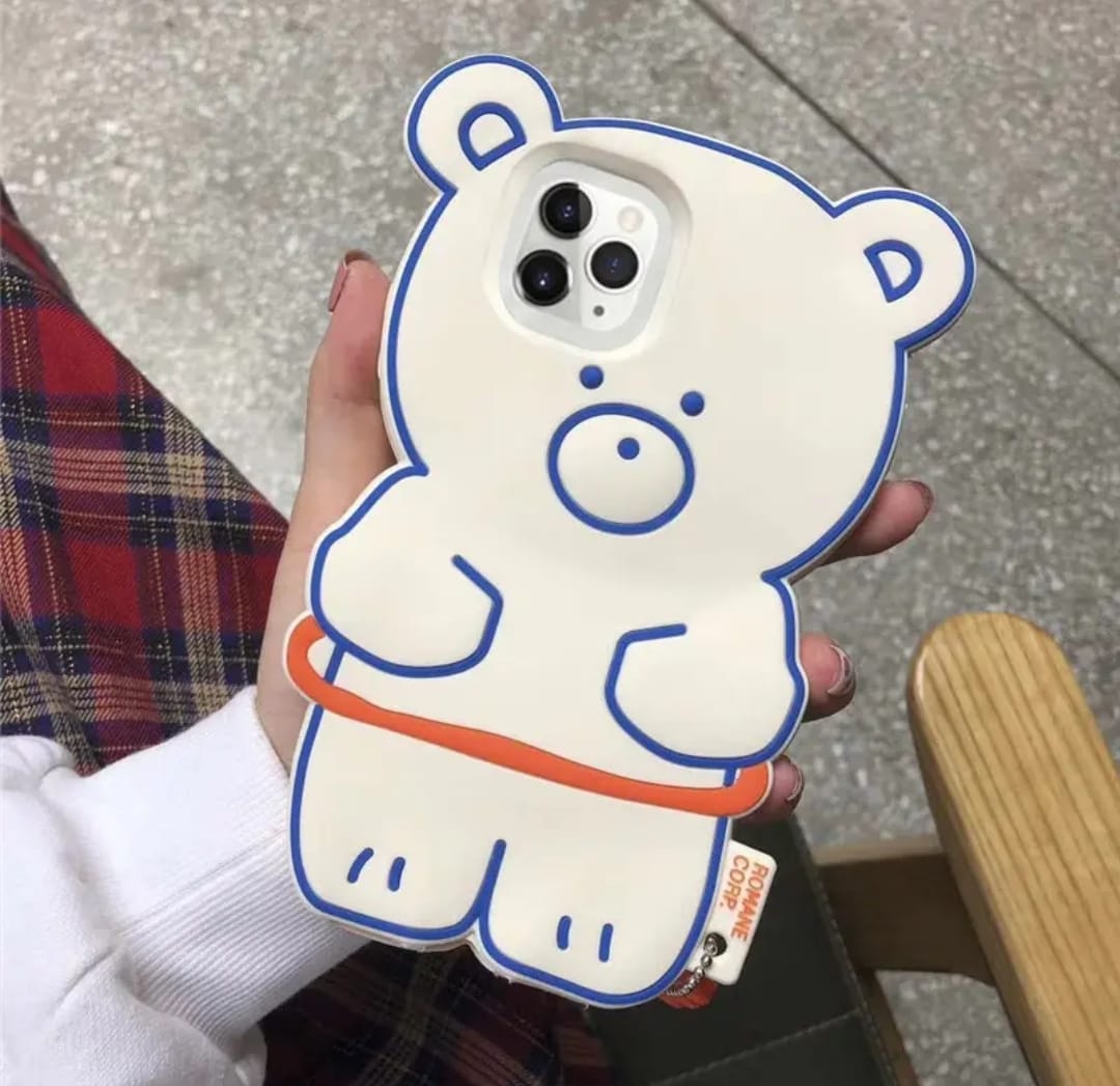 Teddy Bear Case With Keychain