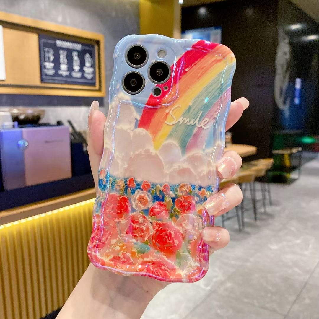 Rainbow Case with Beads Chain