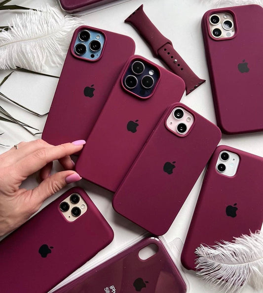 PLUM SILICON CASE