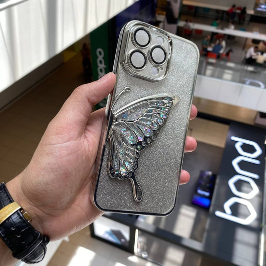 Shimmery Butterfly Glitter Case (Available in 6 colors)
