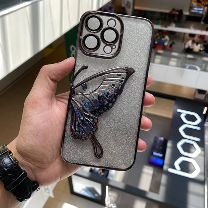 Shimmery Butterfly Glitter Case (Available in 6 colors)