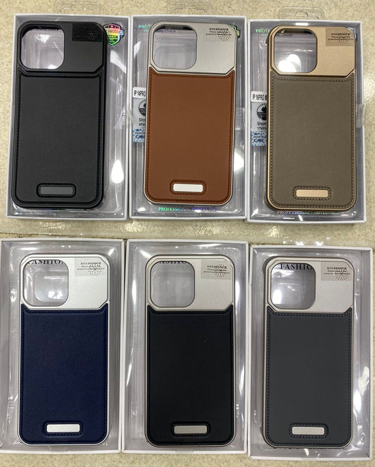 Leather Magsafe Perfume Metallic Case (NEW)