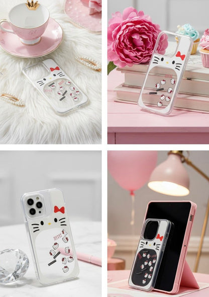 Hello Kitty Glitter Waterfall Transparent Case (NEW)