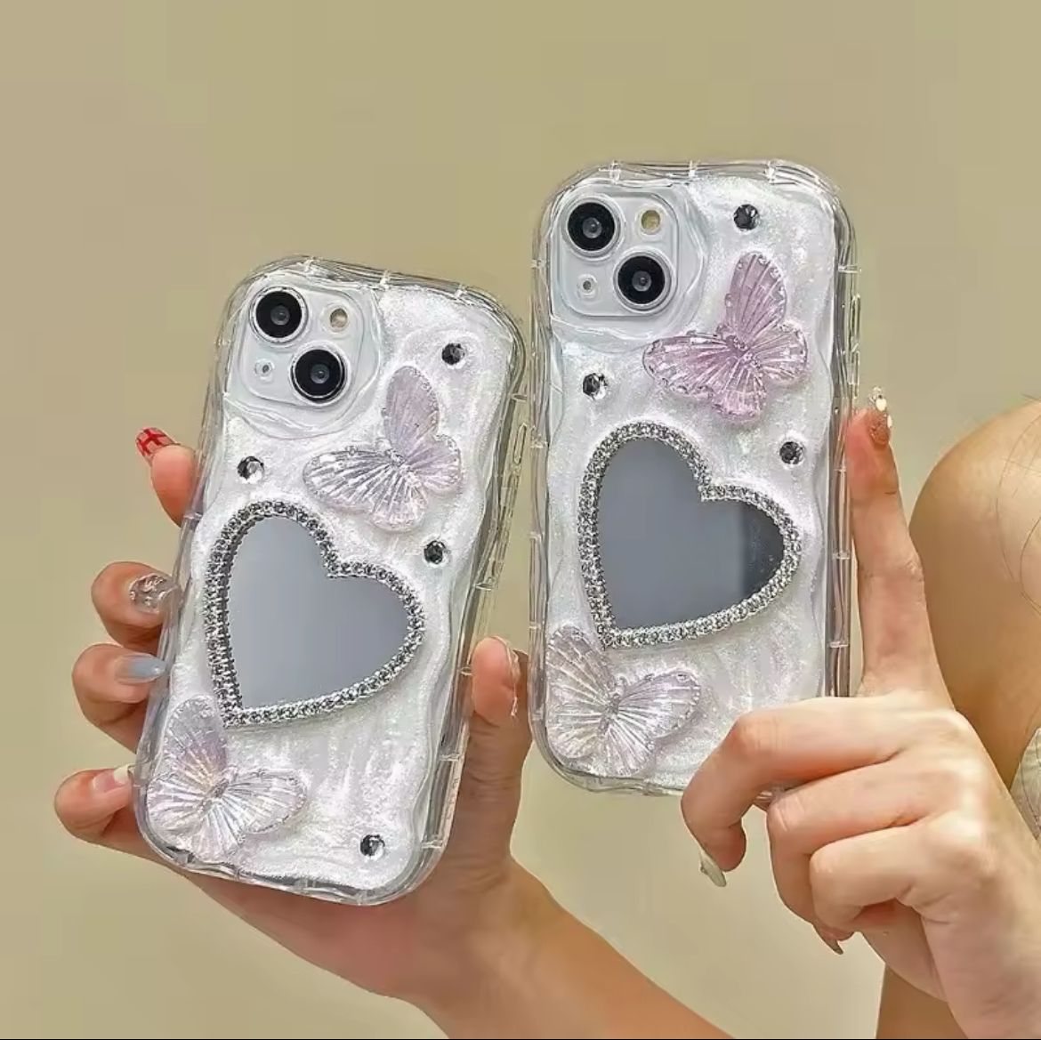 Small Heart Mirror Case (NEW)
