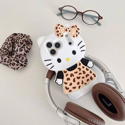 Cute 3D Kitty Bow Case (New)