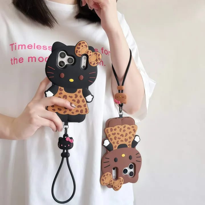 Cute 3D Kitty Bow Case (New)