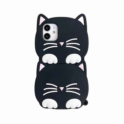 3D Black Cat Case