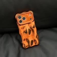 Electroplated Orange Premium Wave Case