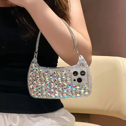 Luxury Crystal Rhinestone Handbag Case (NEW)