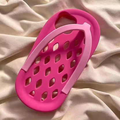 3D Pink Slippers Case